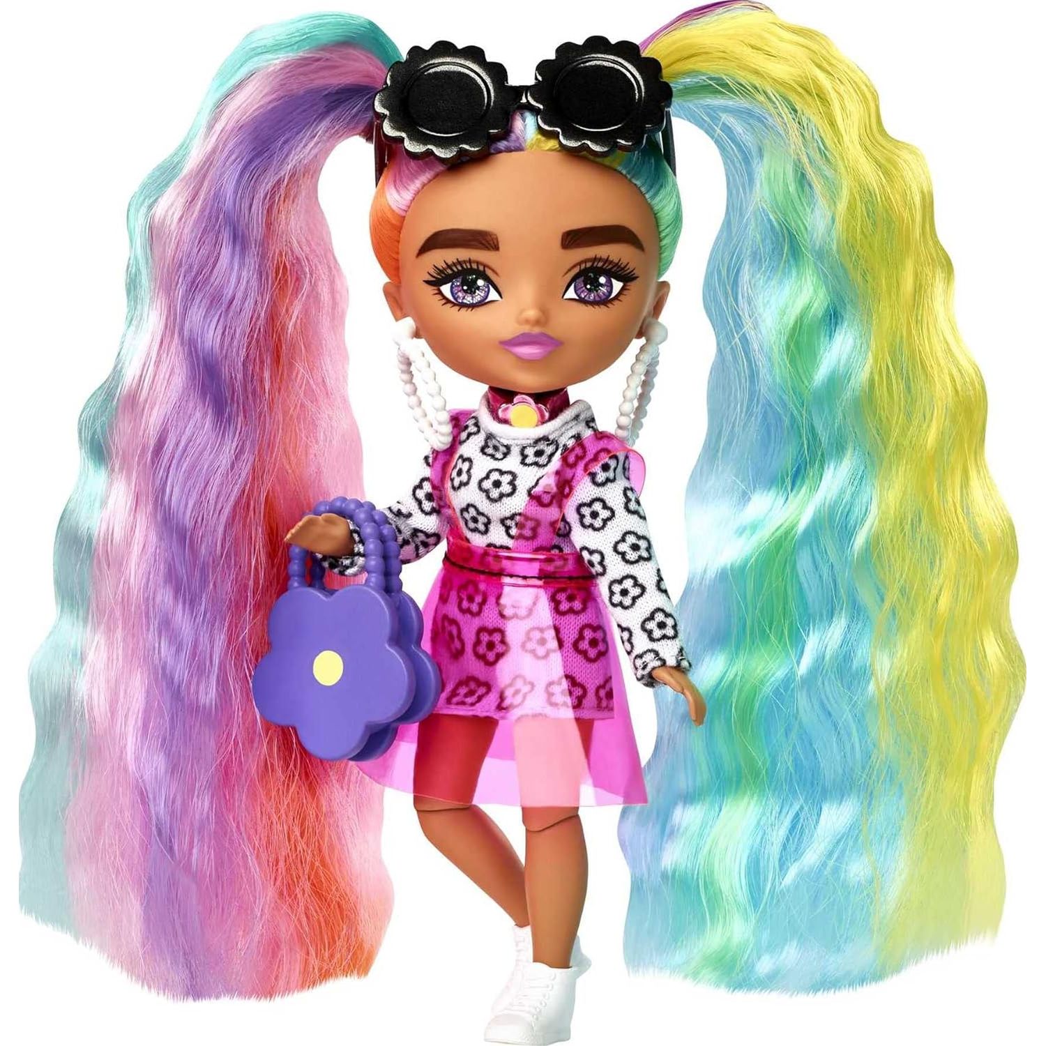 Кукла Barbie Экстра Минис 6 HHF82 HGP62 - фото 1