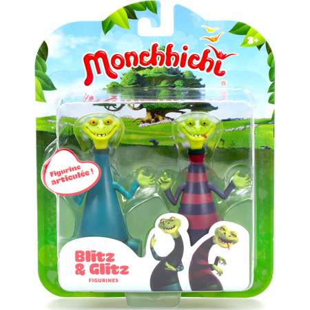 Фигурка Monchhichi Блиц и Глиц 2 в 1