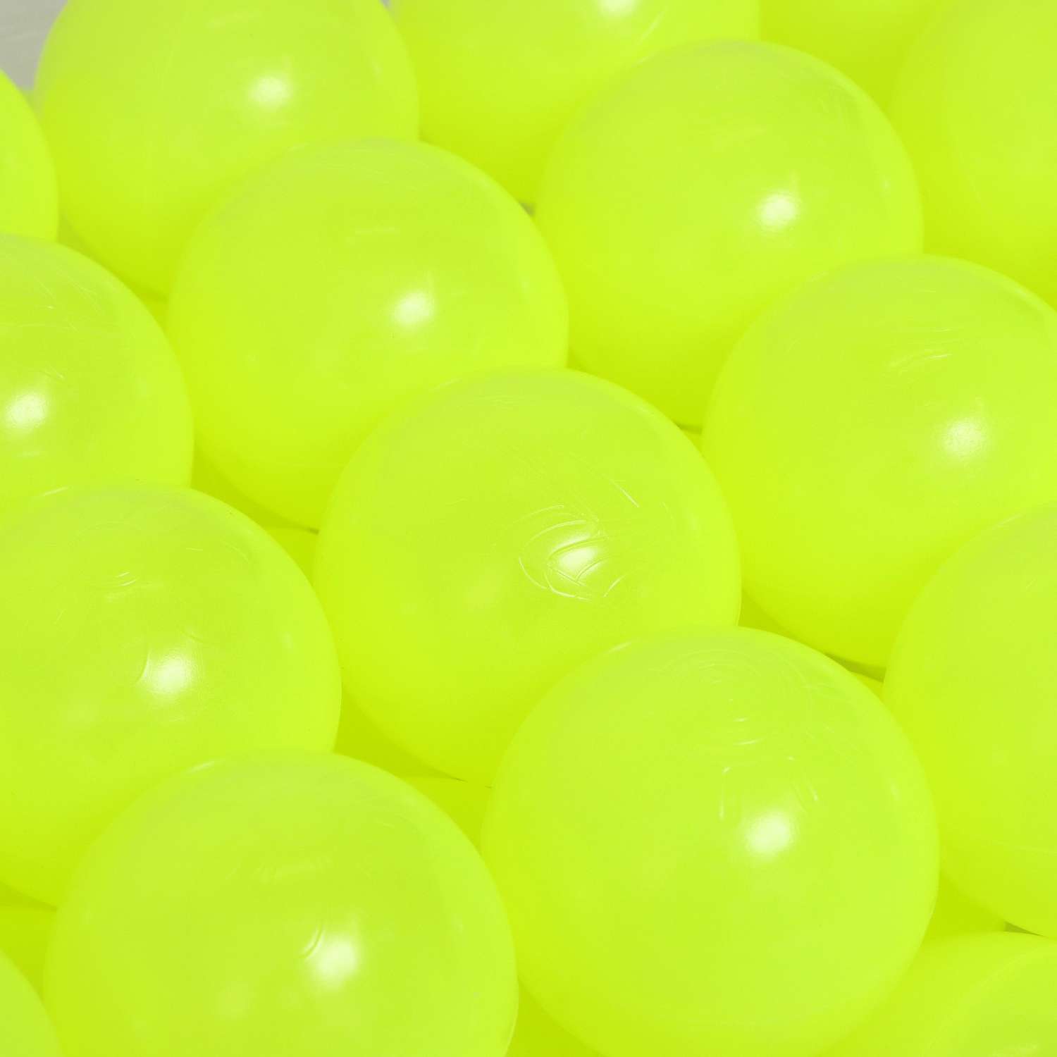 Шарики для сухого бассейна Соломон шаров для бассейна 500 штук цвет жёлтый флуоресцентные - фото 2