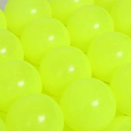 Шарики для сухого бассейна Соломон шаров для бассейна 500 штук цвет жёлтый флуоресцентные