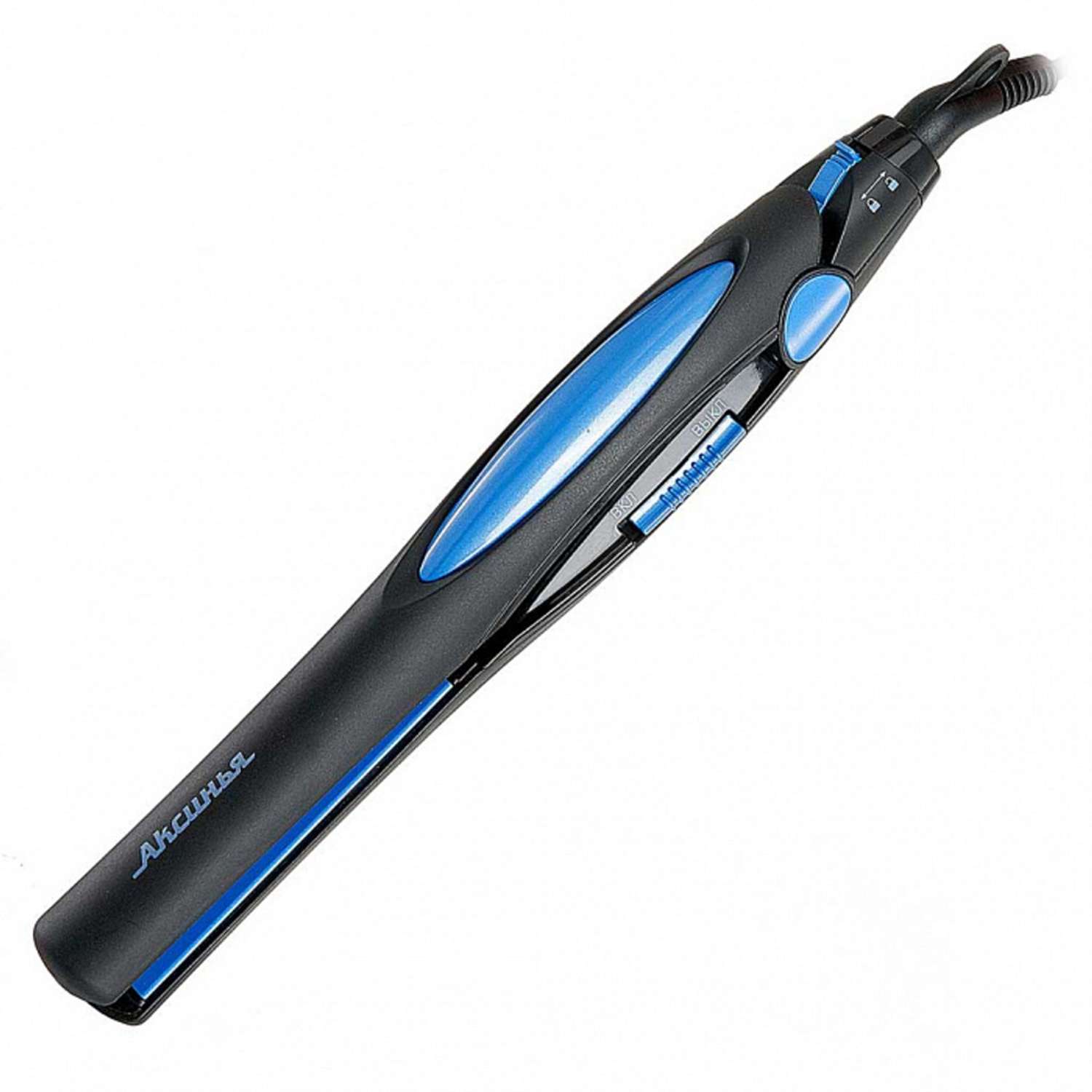 Щипцы для выпрямления волос Аксинья КС-803 черный с синим - фото 3