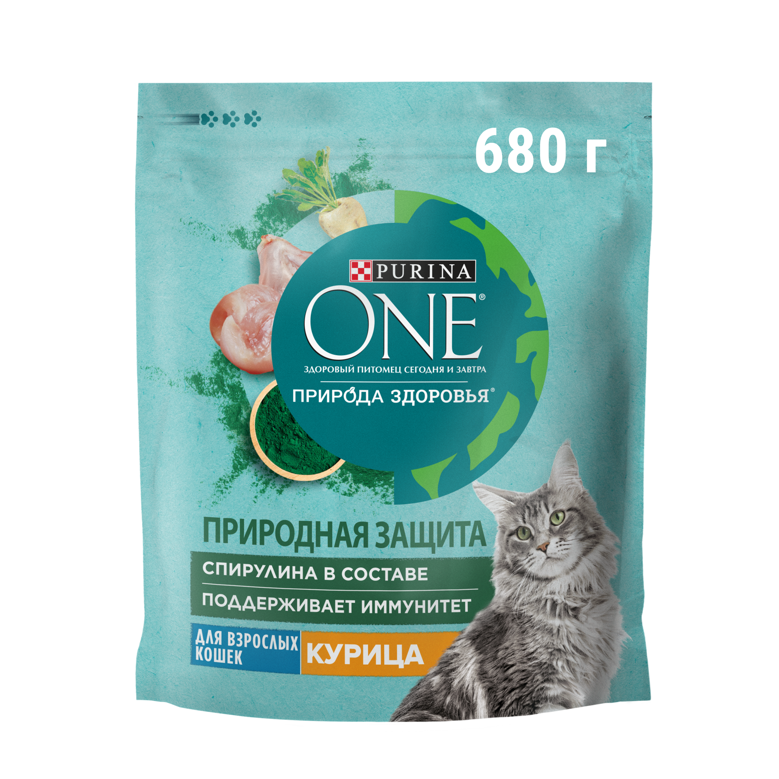 Корм для кошек Purina One 680г Природа Здоровья курица - фото 2