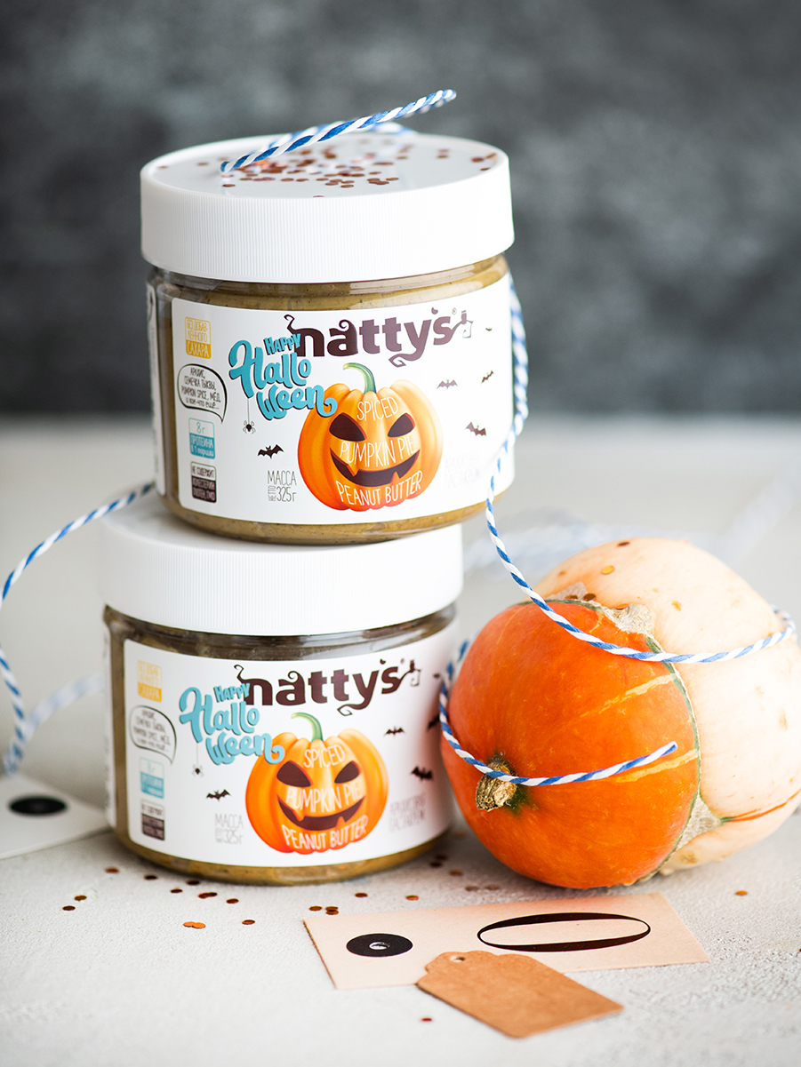 Паста арахисовая Nattys Spiced Pumpkin Pie со специями и медом 325 г - фото 5