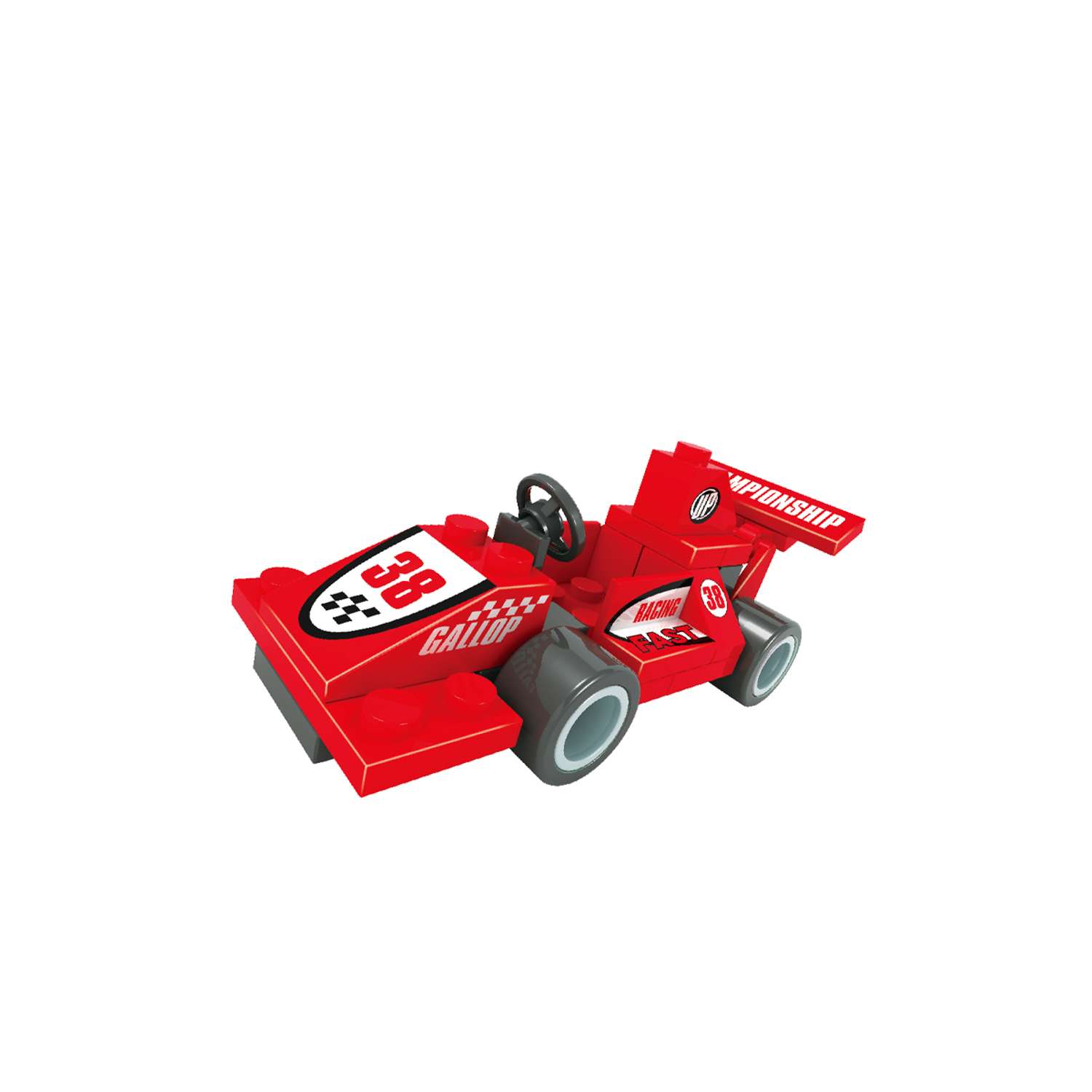 Конструктор AUSINI Формула чемпионов: Карт №38 40 деталей - фото 1