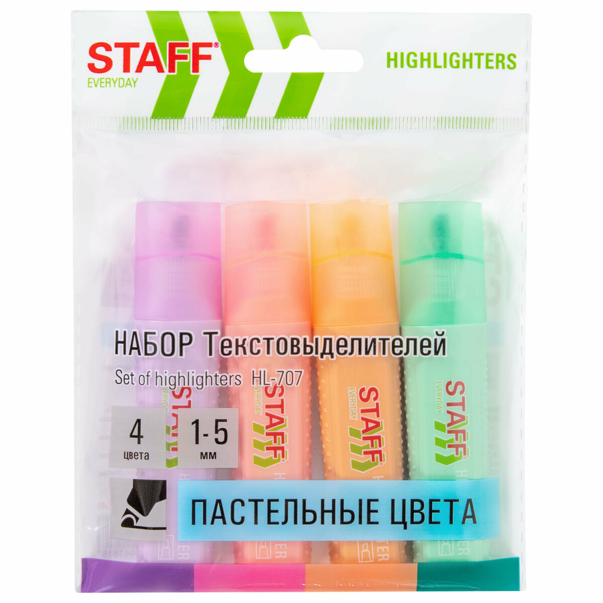 Текстовыделители Staff 4 цв. - фото 6
