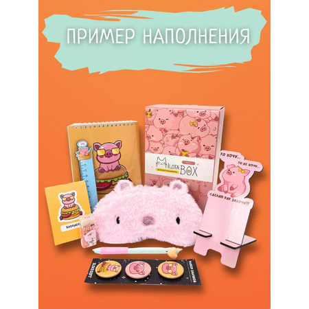 Подарочный бокс для девочки iLikeGift Milota Box mini свинка