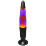 Светильник HitToy Лава-лампа черный корпус 34 см Фиолетовый/Оранжевый