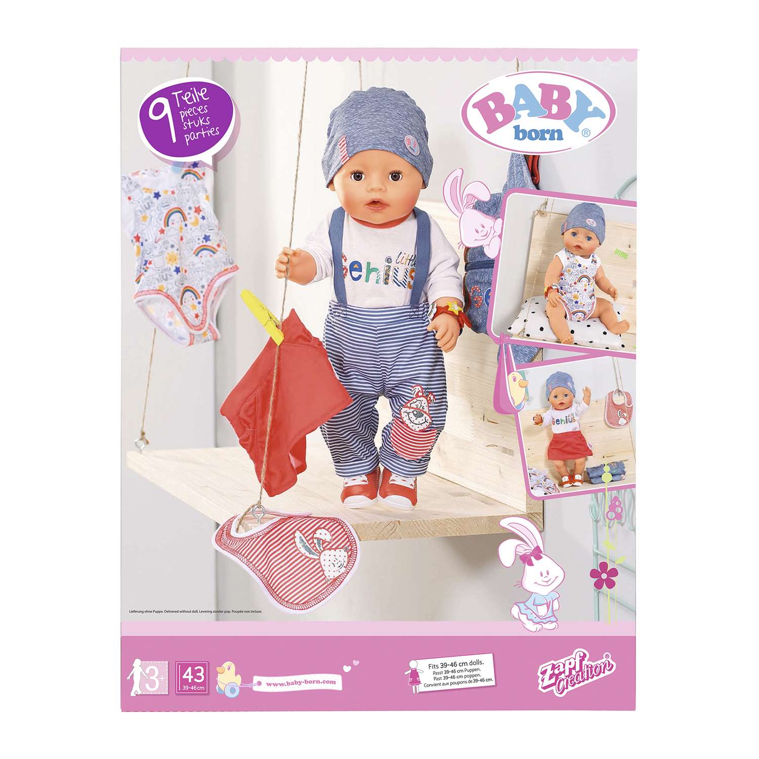 Одежда для кукол Zapf Creation Baby Born Супер набор Делюкс 826-928 826-928 - фото 2