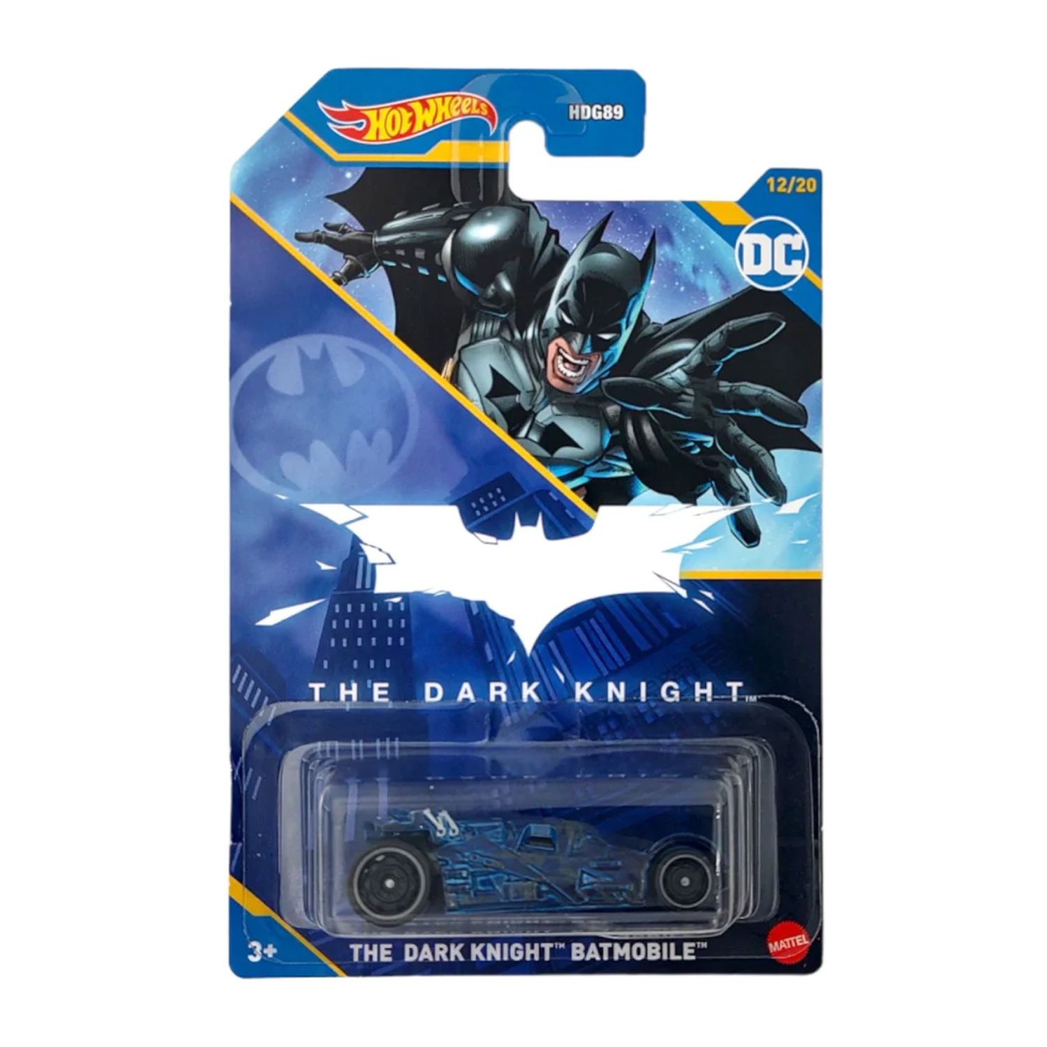 Игрушечная машинка Hot Wheels коллекция бэтмен the dark knight batmobile  купить по цене 649 ₽ в интернет-магазине Детский мир