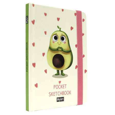 Блокнот Проф-Пресс Myart Pocket Скетчбук Авокадо