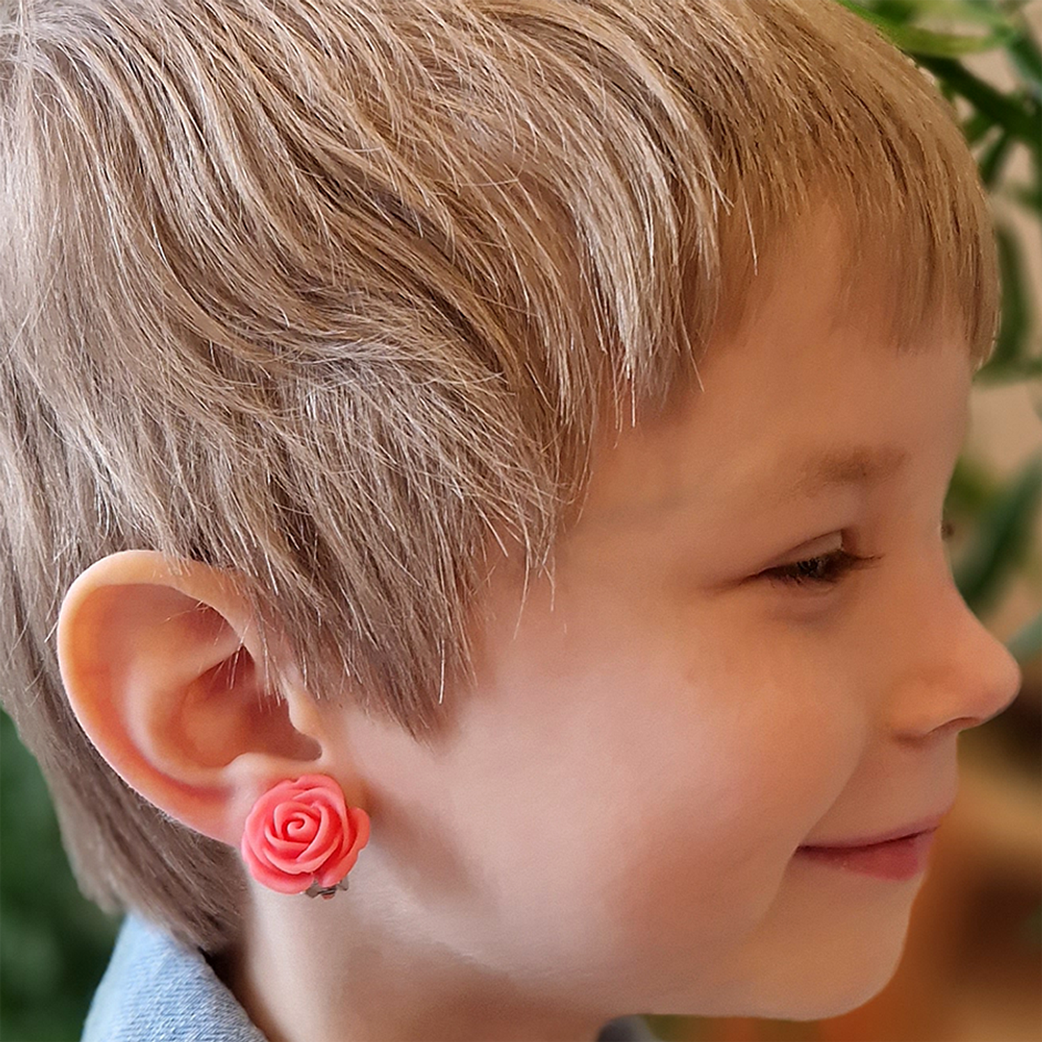 Клипсы детские для ушей Леди Бант модные серьги бижутерия для девочек сережки для подростков без прокола украшение на уши - фото 4