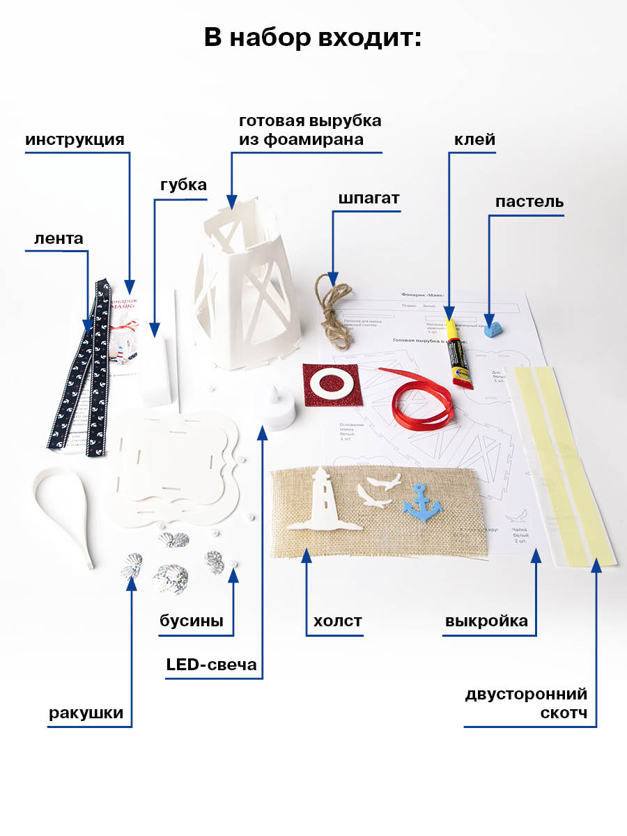 Набор для творчества Волшебная мастерская Маяк фонарик - фото 5