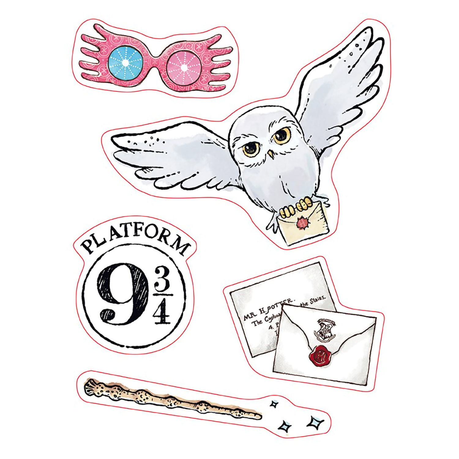 Наклейки ABYStyle Harry Potter - Stickers - 16x11cm/ 2 Planches - Magical Objects X5 ABYDCO794 - фото 3