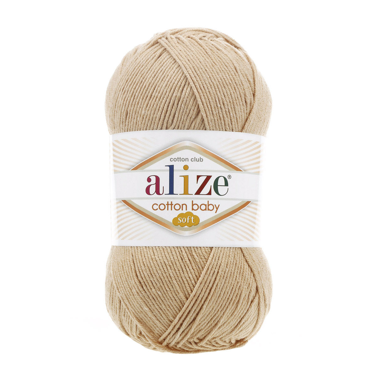 Пряжа для вязания Alize cotton baby soft 100 гр 270 м мягкая плюшевая xлопок aкрил 310 медовый 5 мотков - фото 7