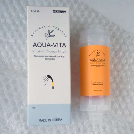 Фильтр для душа Aqua-Vita витаминный и ароматизированный Свежайший Мандарин