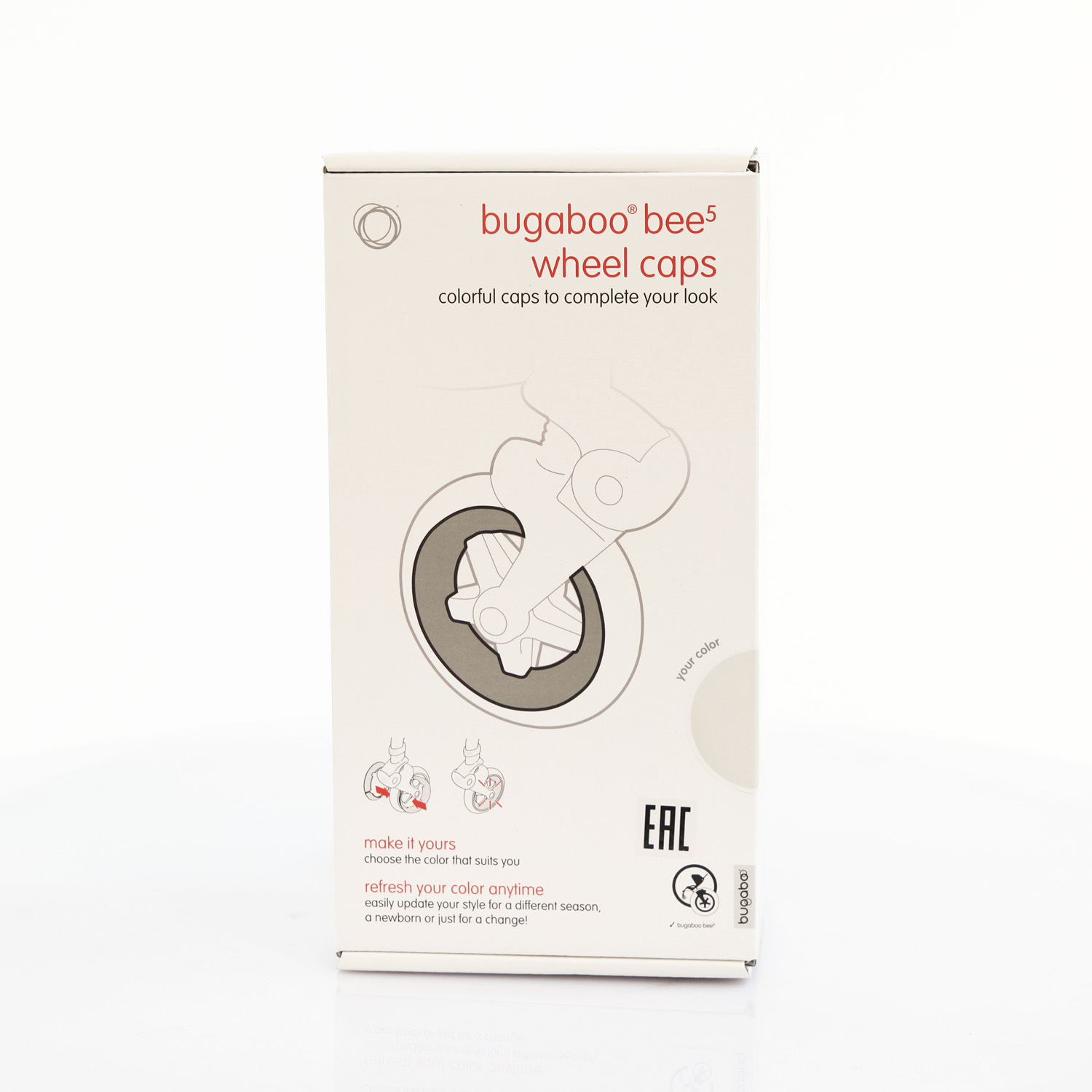 Bugaboo Bee5 wheel caps White 359