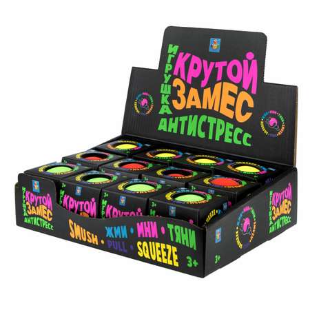 Игрушка-жмяка 1Toy Крутой замес Яблоко в ассортименте Т23234