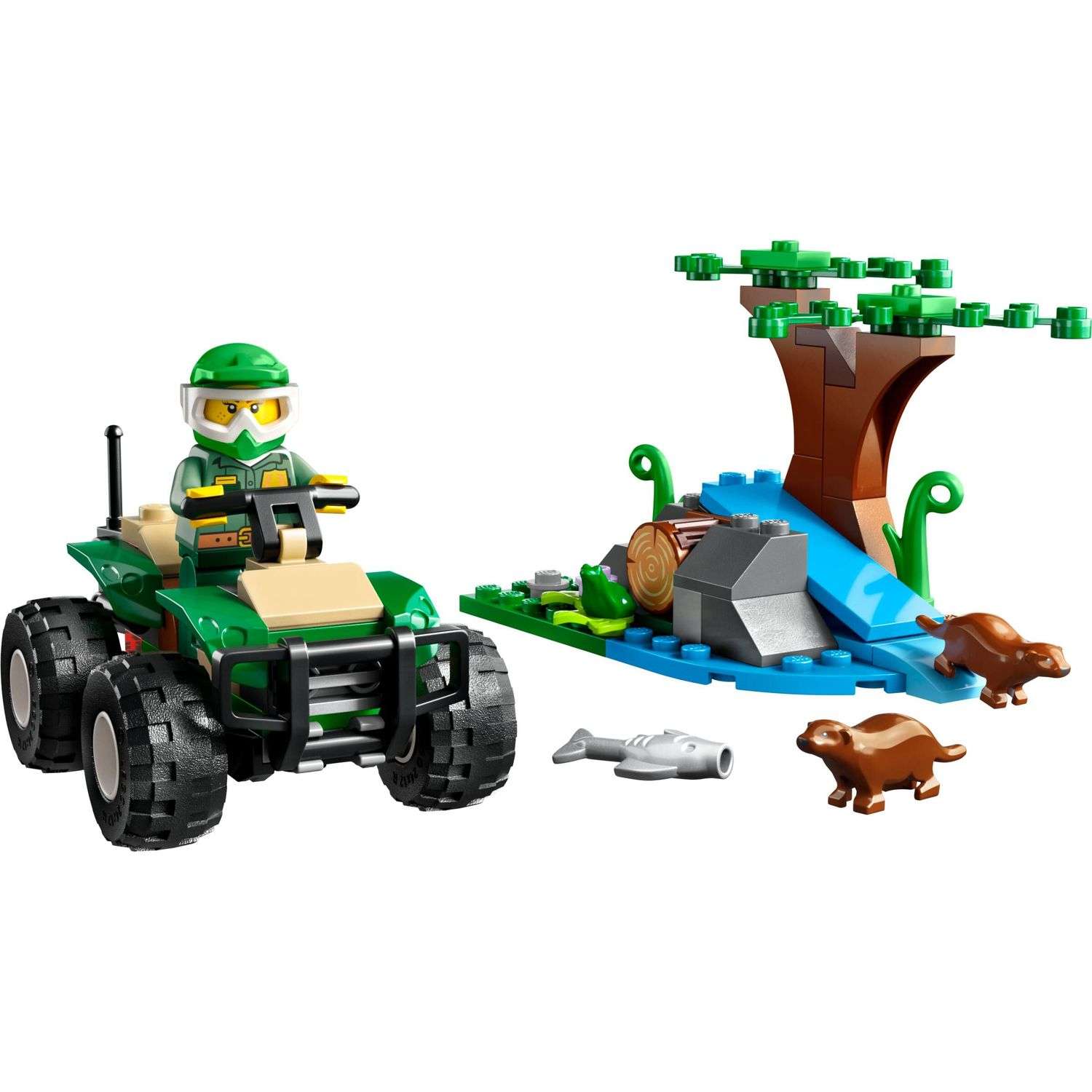Конструктор LEGO City ATV and Otter Habitat 60394 - фото 2