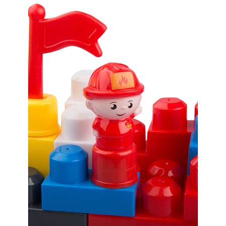 Конструктор Яркое детство блочный Пожарная станция