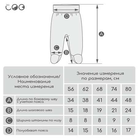 Ползунки 3 шт LEO