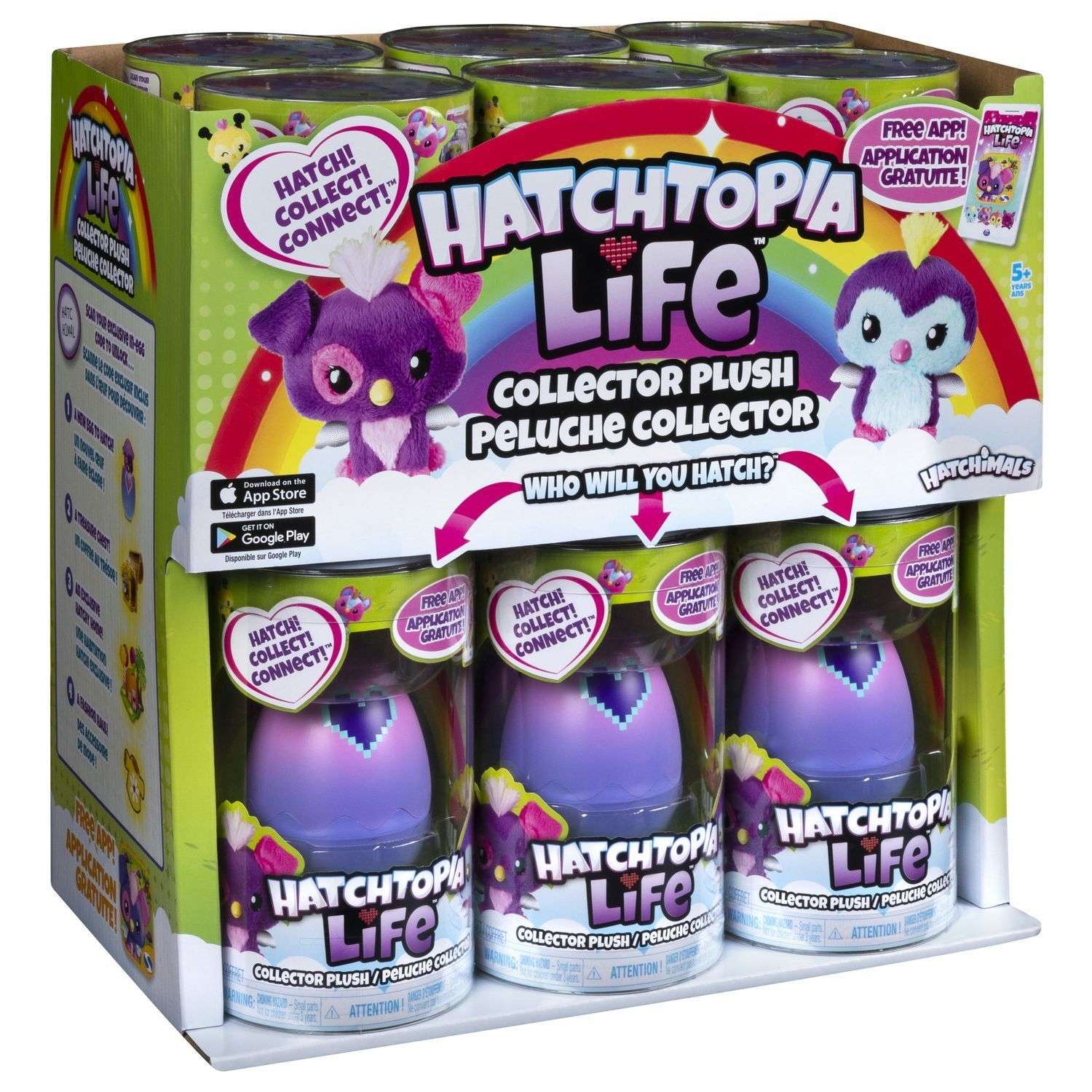 Игрушка Hatchimals Хэтчитопия Лайф в непрозрачной упаковке (Сюрприз) 6047224 - фото 9