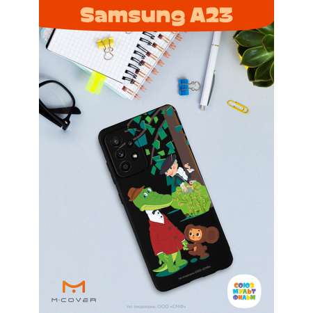 Силиконовый чехол Mcover для смартфона Samsung A23 Союзмультфильм Привет Шапокляк