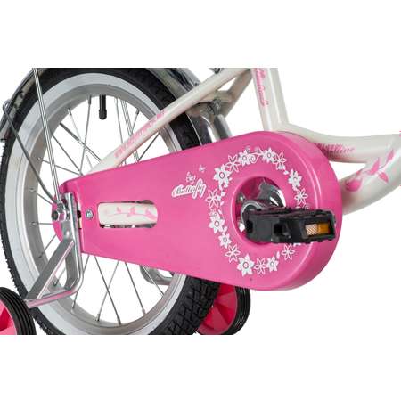 Велосипед 16BUTTERFLY NOVATRACK белый-розовый