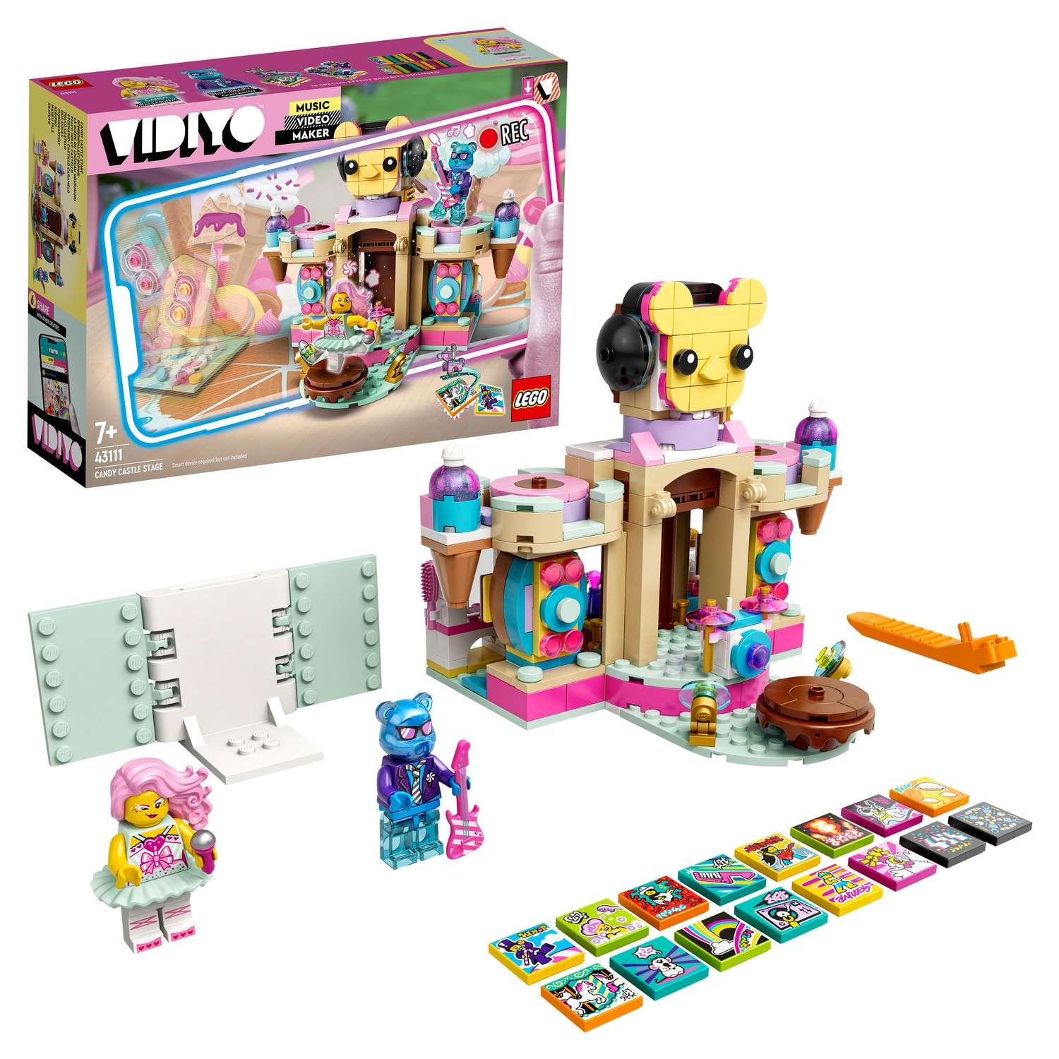 Конструктор LEGO VIDIYO Candy Castle Stage блочный - фото 1