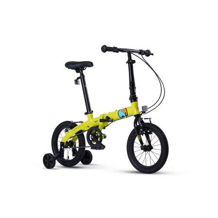 Велосипед Детский Складной Maxiscoo S007 стандарт 14 желтый