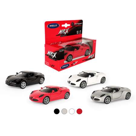 Машинка WELLY 1:38 Alfa Romeo 4C цвет в ассортименте