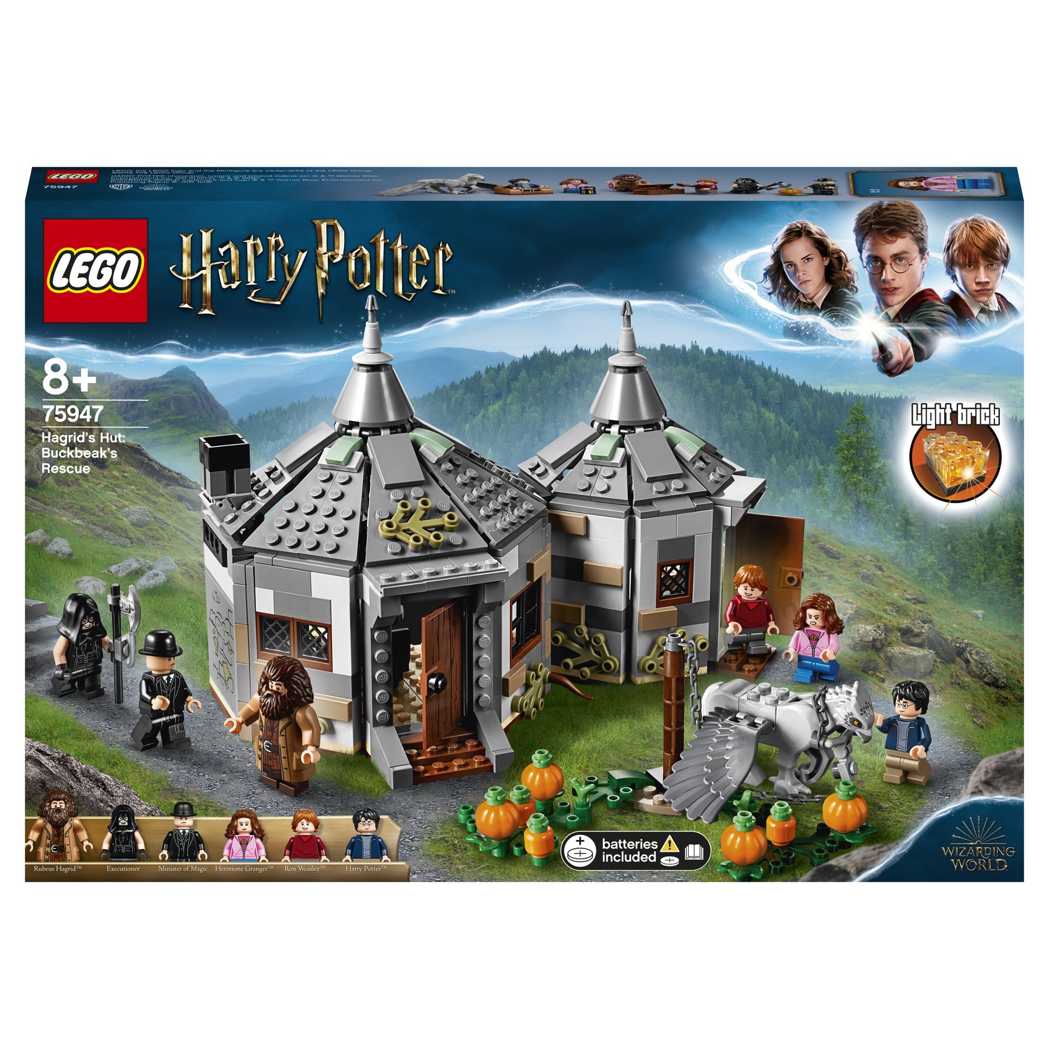 Конструктор LEGO Harry Potter Хижина Хагрида спасение Клювокрыла 75947  купить по цене 1999 ₽ в интернет-магазине Детский мир