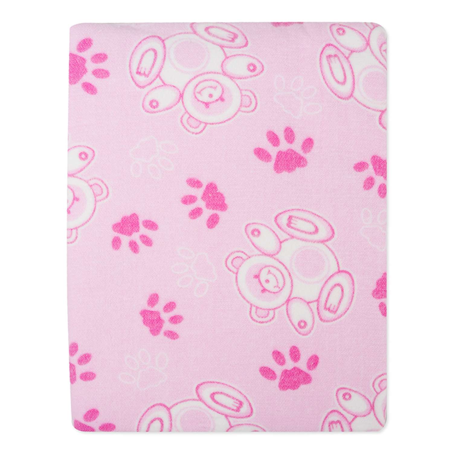 Одеяло байковое Babyton розовое 100х140 - фото 1