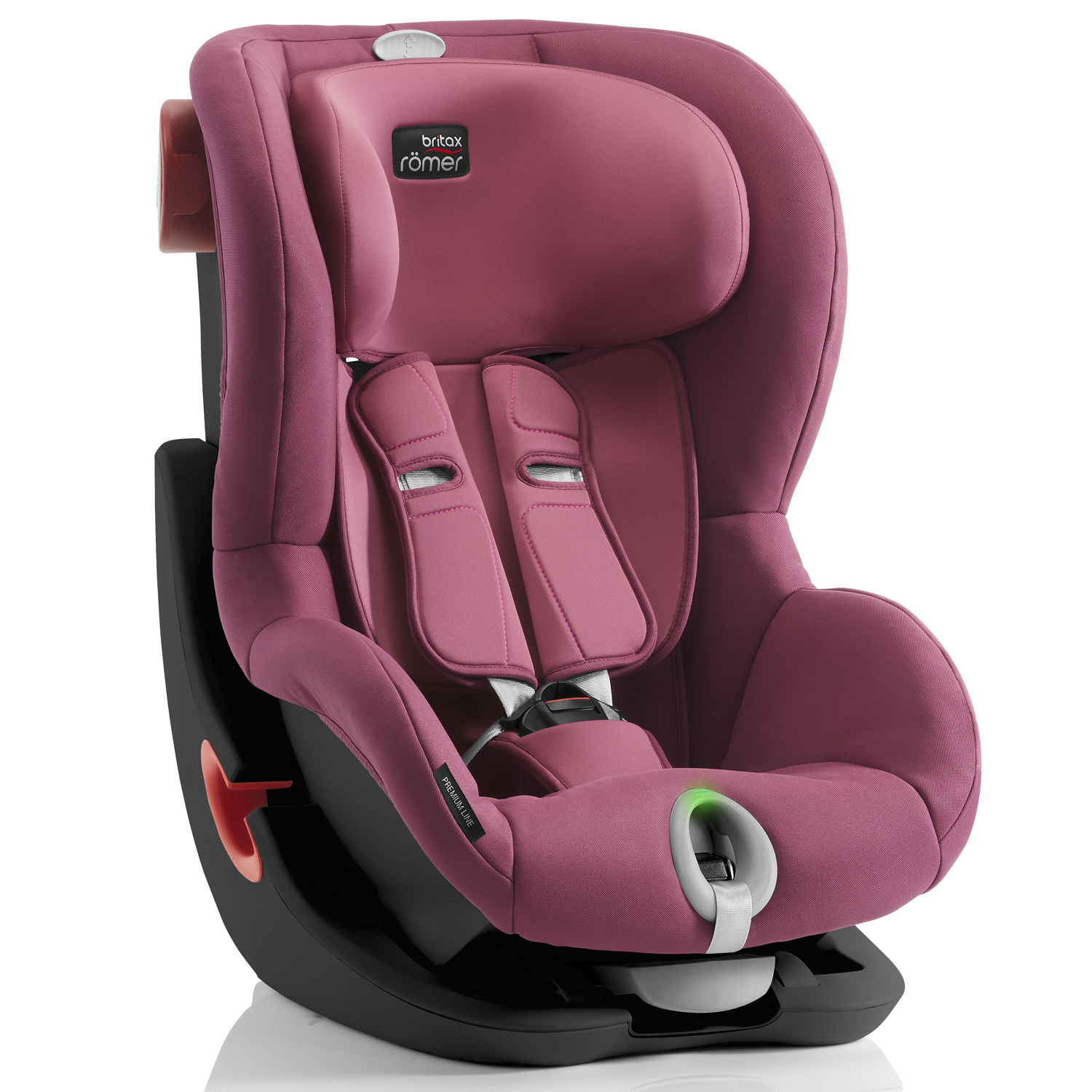 Автокресло Britax Roemer King II LS Black Series Wine Rose - фото 5