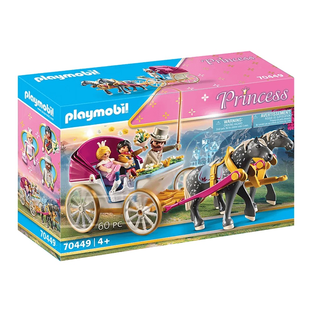 Конструктор PLAYMOBIL Конный экипаж королевской пары купить по цене 4545 ₽  в интернет-магазине Детский мир