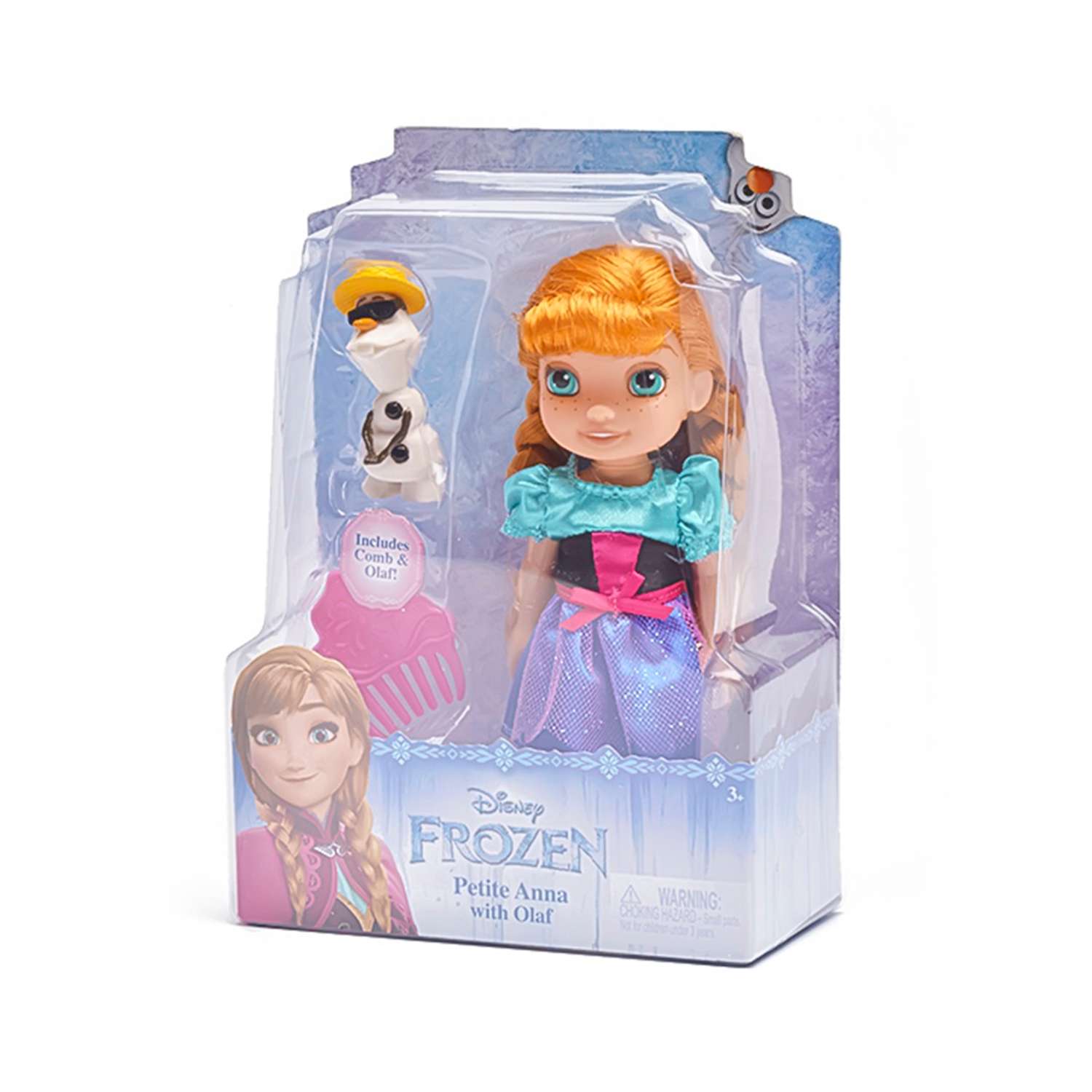 Кукла Disney Холодное Сердце Принцессы Дисней с Олафом 310040//синий - фото 4
