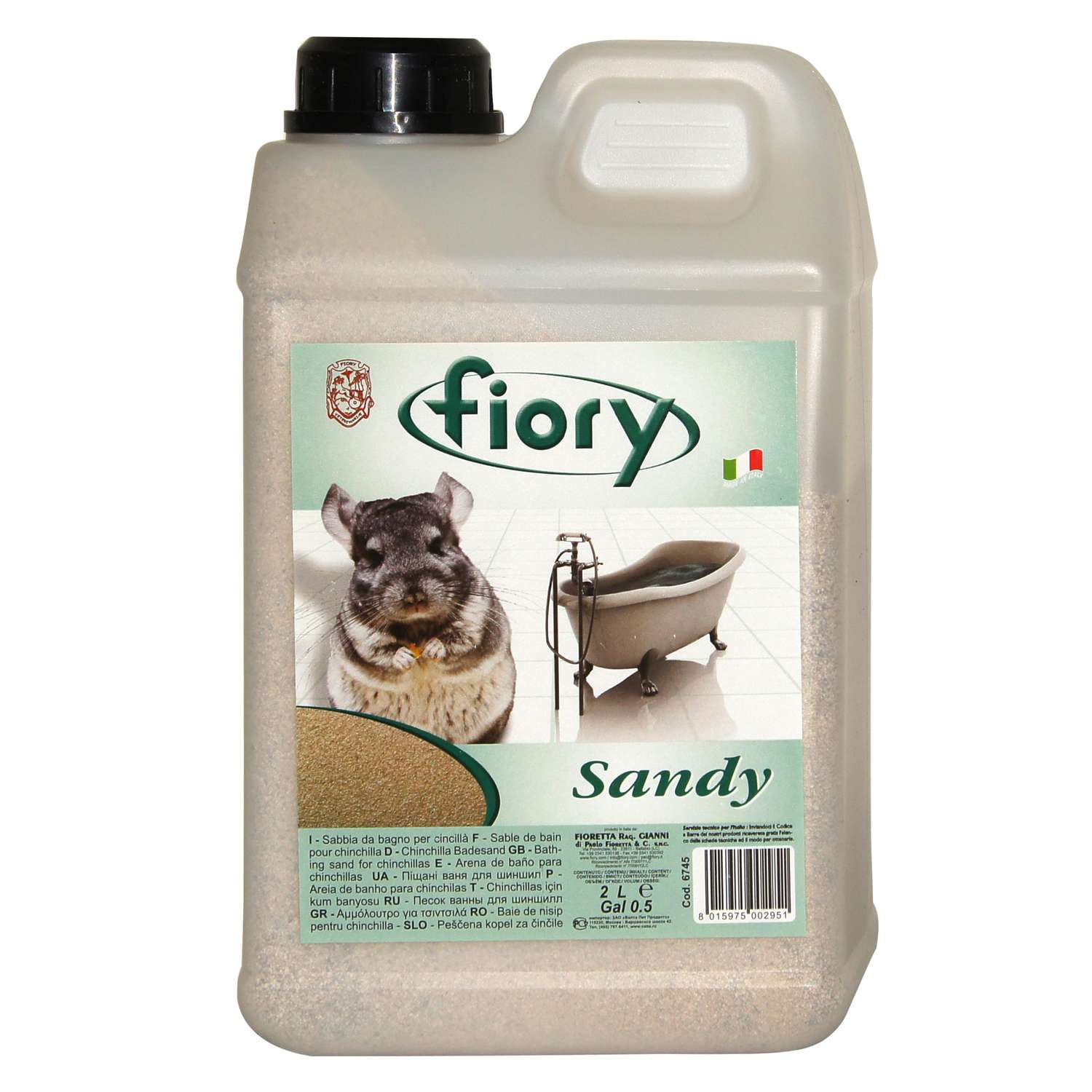 Песок для шиншилл Fiory Sandy 1.3кг - фото 1