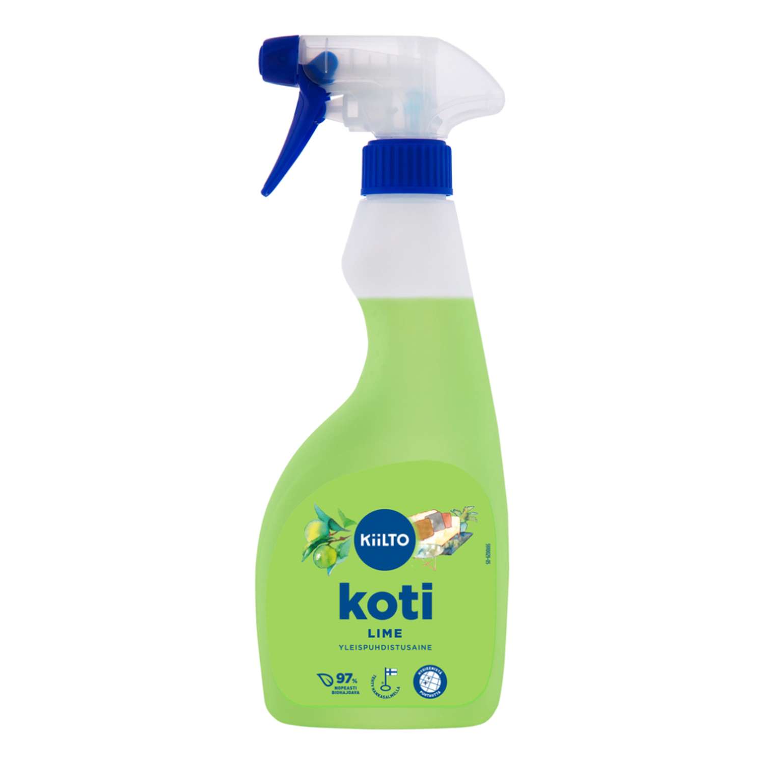 Чистящее средство-спрей Kiilto с ароматом лайма 500 мл - фото 1