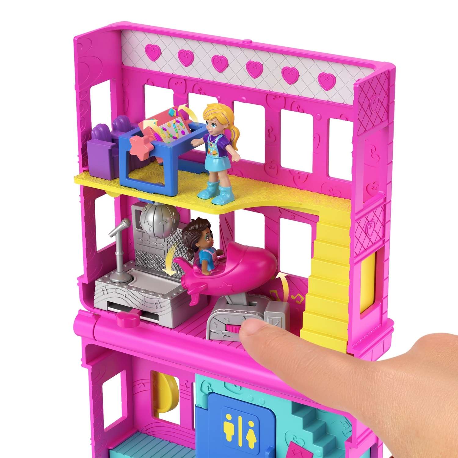 Набор игровой POLLY POCKET Полливиль станция Закусочная GGC30 GGC29 - фото 8