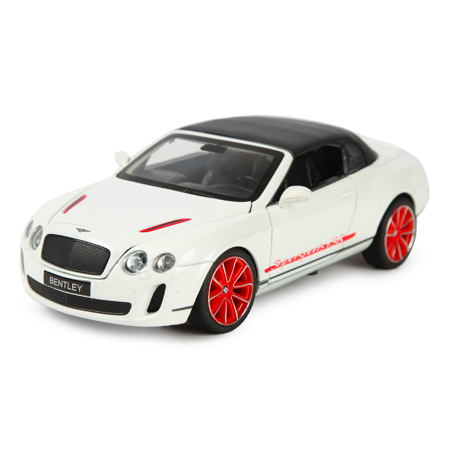 Машинка Mobicaro 1:24 Bentley Continental Supersports ISR Белая 68247A 68247A - фото 1