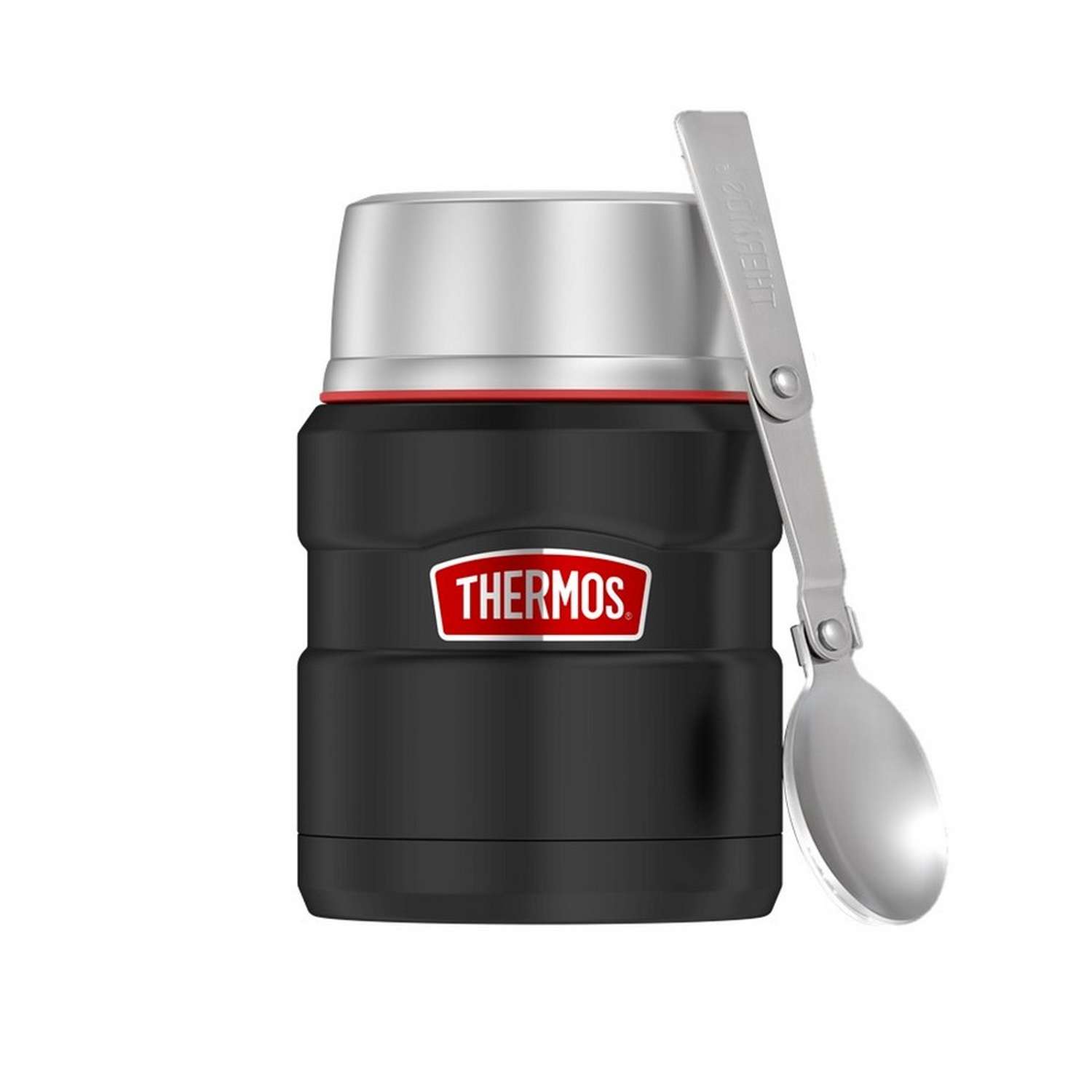 Термос для еды и напитков THERMOS 0.47 л черный MT-56 Red line - фото 1