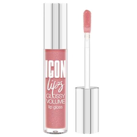 Блеск для губ Luxvisage ICON LIPS с эффектом объема Тон 503 NUDE ROSE