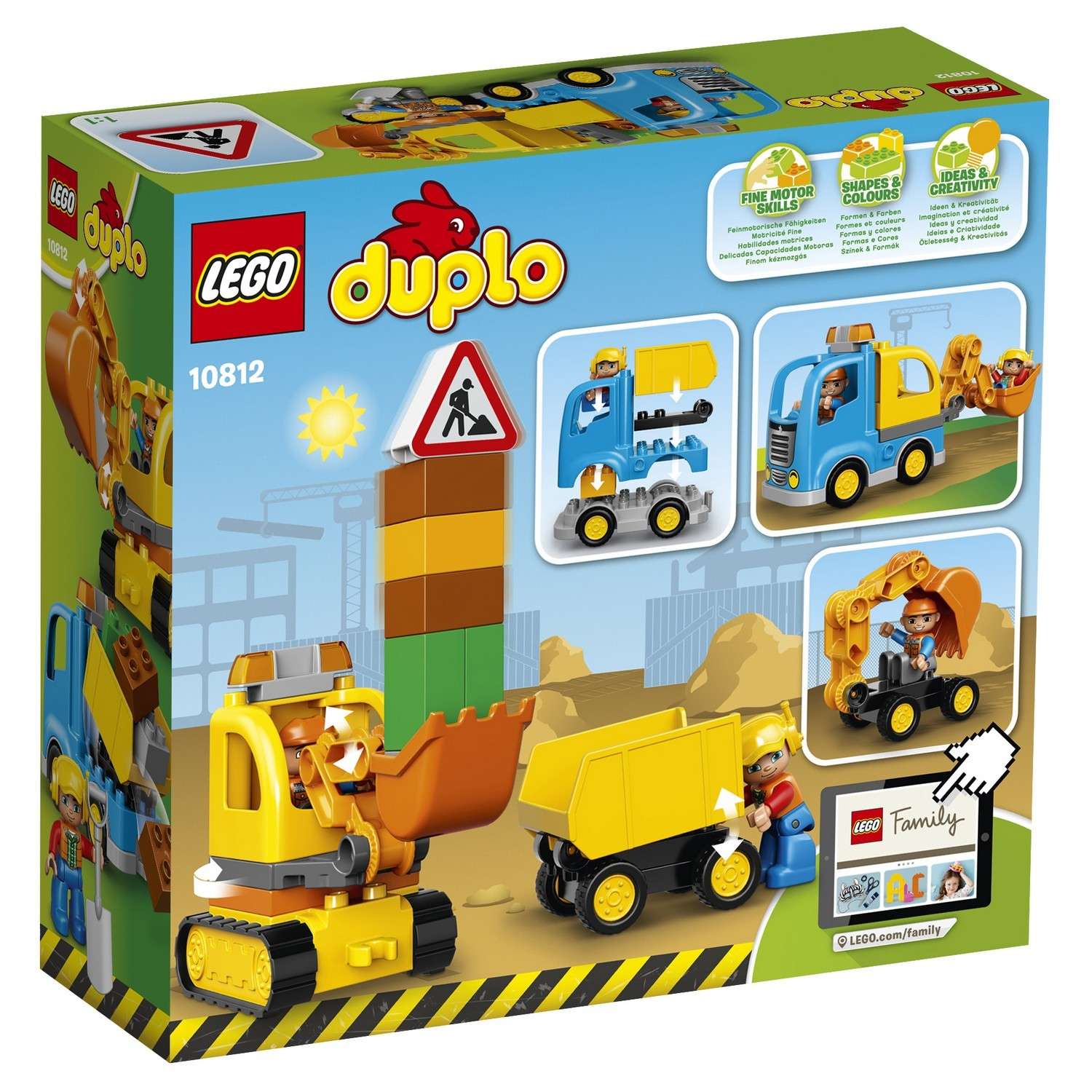 Конструктор LEGO DUPLO Town Грузовик и гусеничный экскаватор (10812) - фото 3