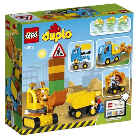 Конструктор LEGO DUPLO Town Грузовик и гусеничный экскаватор (10812)