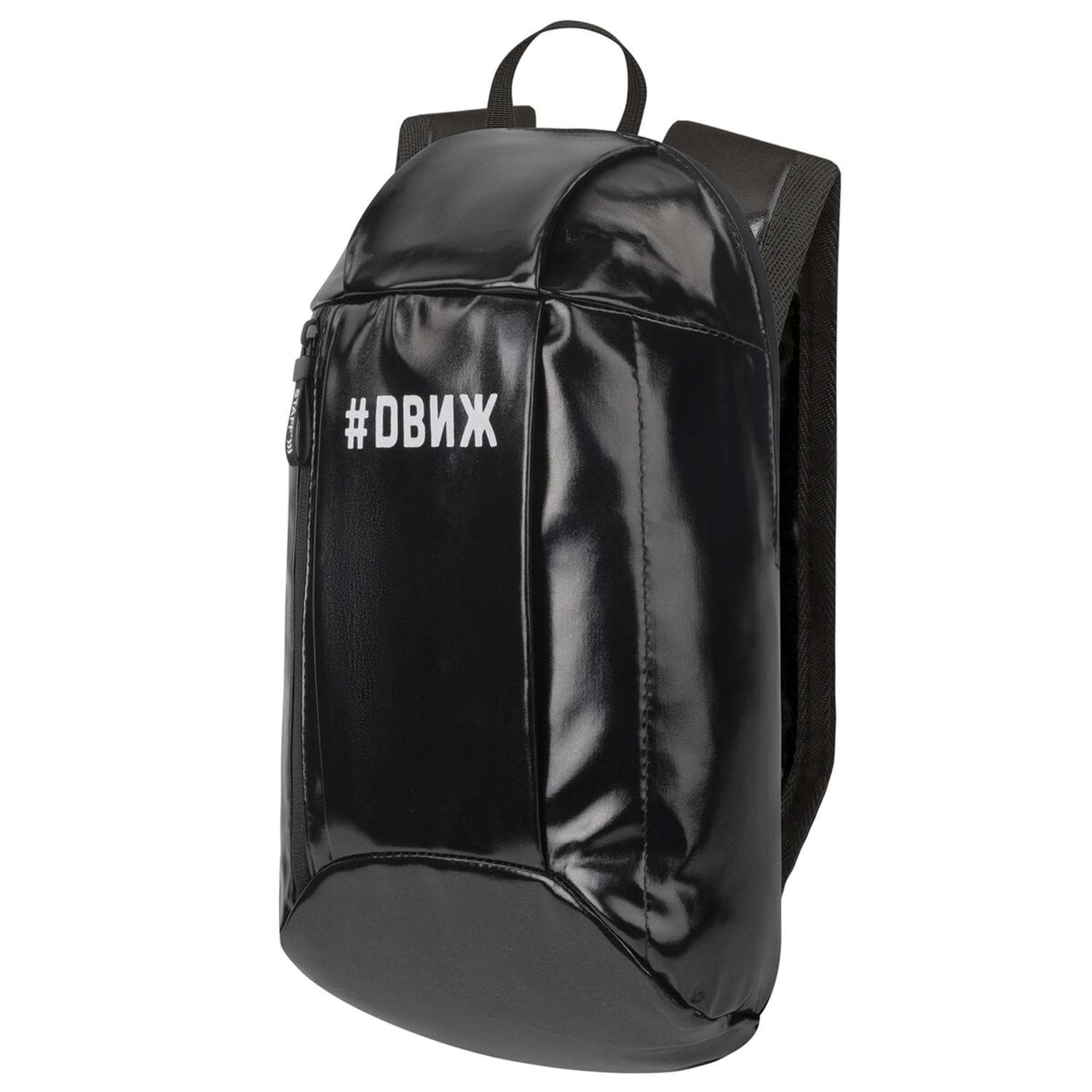 Рюкзак Staff Fashion Air компактный блестящий Dвиж черный - фото 1