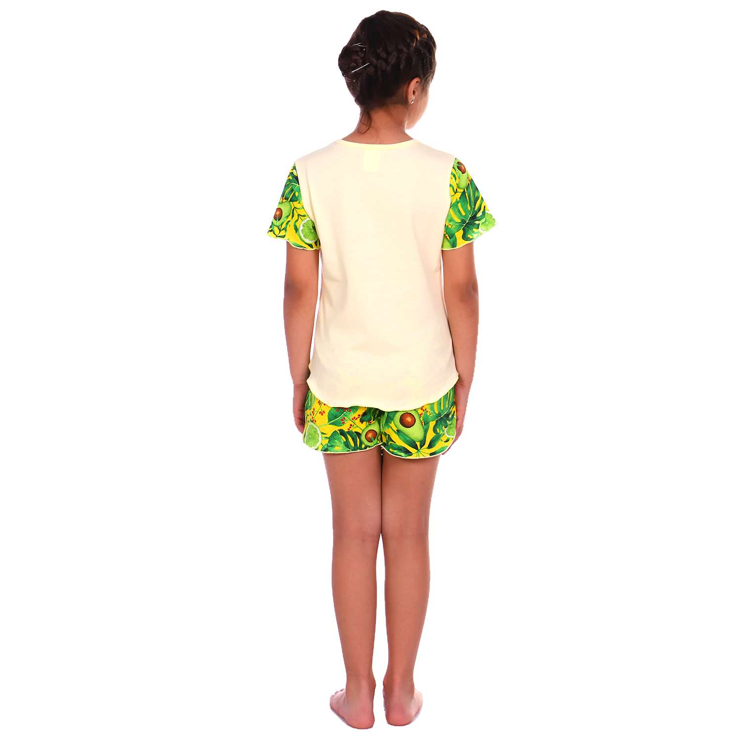 Пижама Детская Одежда 004К8Кр/желто-зеленый - фото 5