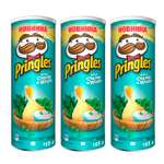 Картофельные чипсы Pringles Набор из 3 штук по 165 г Сметана и зелень
