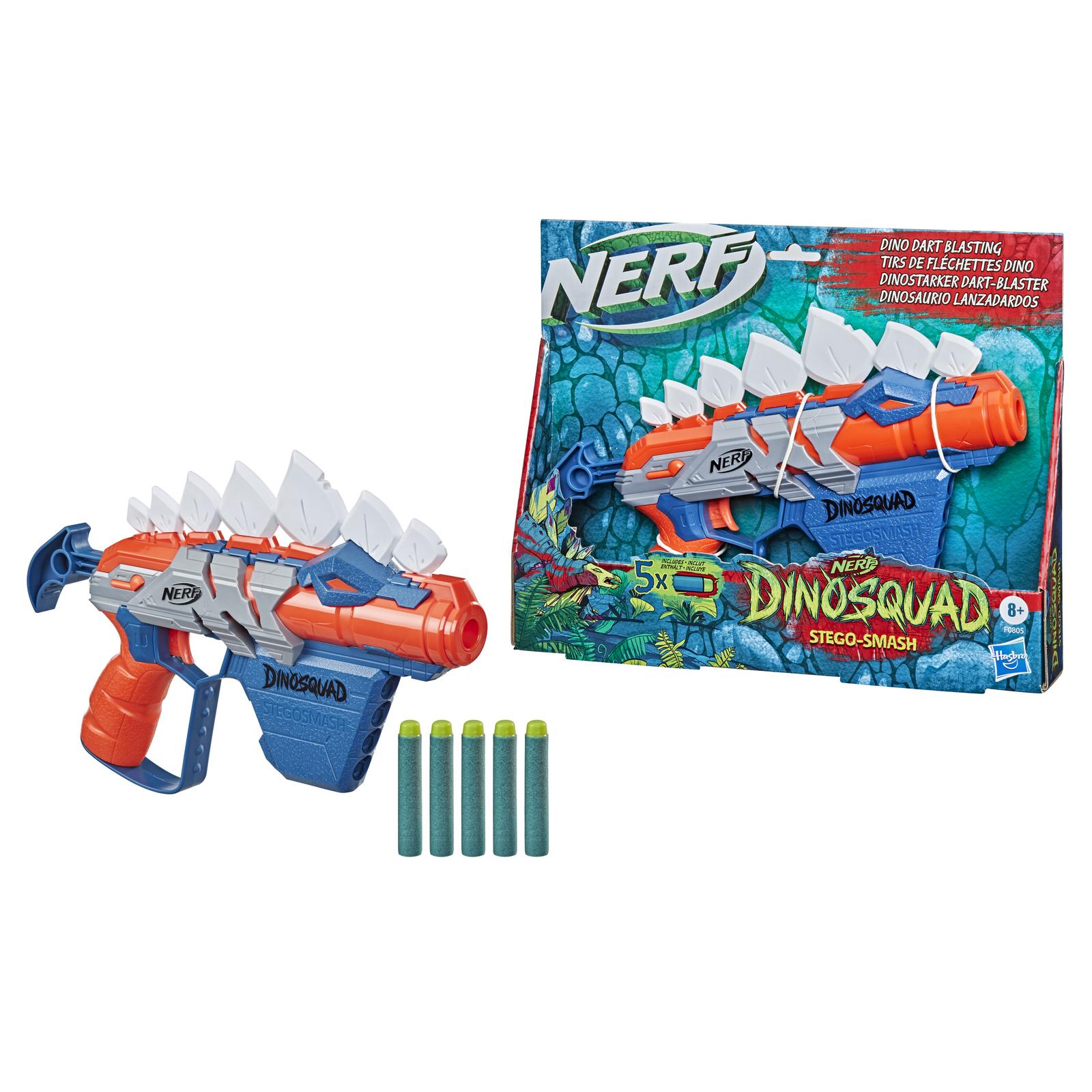 Набор игровой Hasbro (Nerf) Бластер Дино Стегосмэш F0805EU4 - фото 4