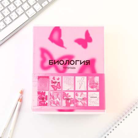 Набор ArtFox STUDY тетрадей 48 листов 10 предметов «Розовый»