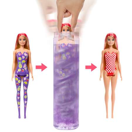 Кукла Barbie Фруктовая в непрозрачной упаковке (Сюрприз) HJX49