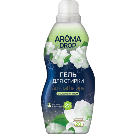 Гель для стирки Aroma Drop 2в1 Aromatherapy Жасмин и Ветивер 1л